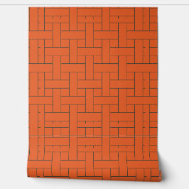 Bold Geometric Weave: Ein modernes Muster Tapete
