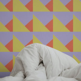 Bold geometric Yellow, Orange Tapete