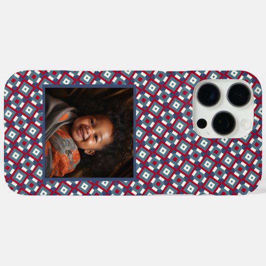 Bold Gifts For Girlfriend Square Pattern  Case-Mate iPhone Hülle (Rückseite (Horizontal))