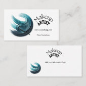 Bold Glam Makeup Artist Visitenkarte (Vorne/Hinten)