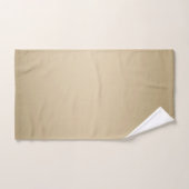 Bold Gold and cream stripe pattern Badhandtuch Set (Handtuch)