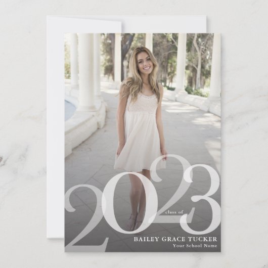 Bold GRAD 2023 Overlay-Abschluss Ankündigung (Vorderseite)