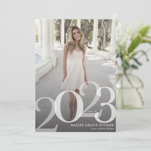 Bold GRAD 2023 Overlay-Abschluss Ankündigung (Stehend Vorderseite)