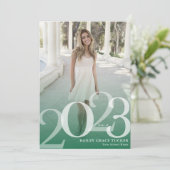 Bold GRAD 2023 Overlay Green Abschluss Ankündigung (Stehend Vorderseite)