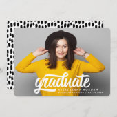 Bold Grad | Ankündigung des Abschlusses (Vorne/Hinten)