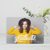 Bold Grad | Ankündigung des Abschlusses (Stehend Vorderseite)