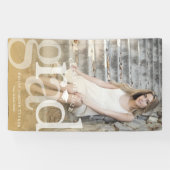 Bold GRAD Gold Ombre Overlay Foto Abschluss Banner (Horizontal)