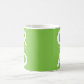 Bold Grad Lime Green Abschluss Kaffeetasse (Mittel)