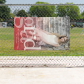 Bold GRAD Red Ombre Overlay Foto Abschluss Banner (Insitu)