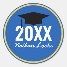 Bold Grad Royal Blue Abschluss