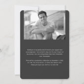 Bold Graduate, Moderne typografische Fotos Abschlu Ankündigung (Rückseite)