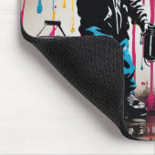 Bold Graffiti Kid Design Mousepad (Ecke)