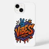 Bold Graffiti "Vibes Street Art" Case-Mate iPhone Hülle (Rückseite)