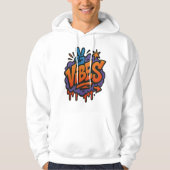 Bold Graffiti "Vibes Street Art" Hoodie (Vorderseite)