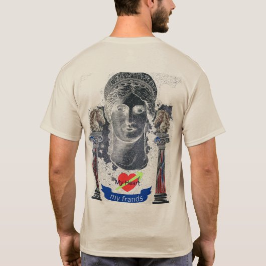 "Bold & Graphted T-Shirt" "Artistic Vibes Graph T-Shirt (Rückseite)