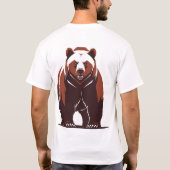 Bold Grizzly Bear T-Shirt (Rückseite)