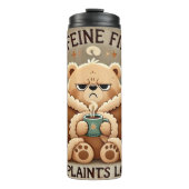 Bold Grumpy Bear Tumbler Thermosbecher (Vorderseite)