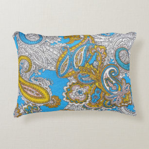 Bold Grungy Islamic Psychedelic Ornament Dekokissen