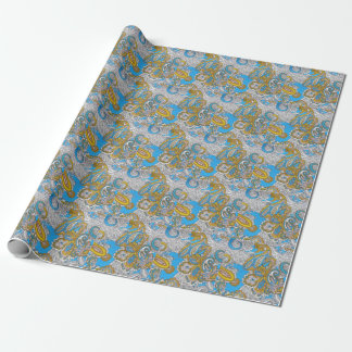 Bold Grungy Islamic Psychedelic Ornament Geschenkpapier