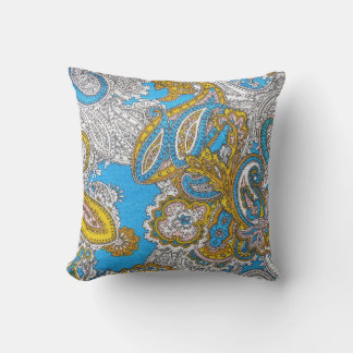 Bold Grungy Islamic Psychedelic Ornament Kissen