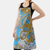 Bold Grungy Islamic Psychedelic Ornament Schürze (InSitu)