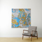 Bold Grungy Islamic Psychedelic Ornament Wandteppich (Beispiel)