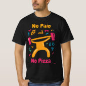 Bold Gym Pop Art Pizza T - Shirt (Vorderseite)