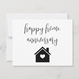 Bold Heart House Home-Jubiläum Karte