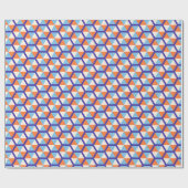 Bold Heartfelt Luxury Artisan Geburtstagsparty Geschenkpapier (Flach)
