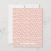 Bold Hello Pink Einladung (Rückseite)