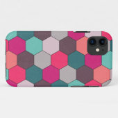 Bold Hexagons Case-Mate iPhone Hülle (Rückseite (Horizontal))