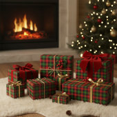 Bold Holiday Kariert Geschenkpapier