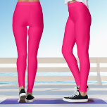 Bold Hot Pink Yoga Leggings<br><div class="desc">Diese fett rosa Yoga-Leggings können gemischt werden und auf die namaste mandala Tankdecke in dieser Kollektion abgestimmt werden.</div>