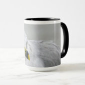 Bold Iconic Ring Billed Gull Georgia Fotografie Tasse (VorderseiteRechts)