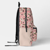 Bold Inky Floral Pattern | Hand-Drawn Botanical Bedruckter Rucksack (Links)