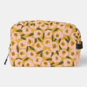 Bold Inky Floral Pattern | Hand-Drawn Botanical Waschbeutel (Rückseite)