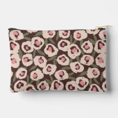 Bold Inky Floral Pattern | Hand-Drawn Botanical Zubehörtasche (Rückseite)