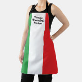 Bold Italian Flag of Italy Personalized Apron Schürze (InSitu)