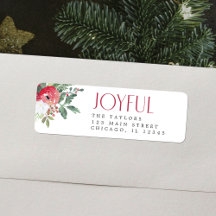 Bold Joyful Florals Rot und Grün