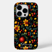 Bold Khokhloma Inspiriert Floral Moderne Elegance Case-Mate iPhone Hülle (Rückseite)