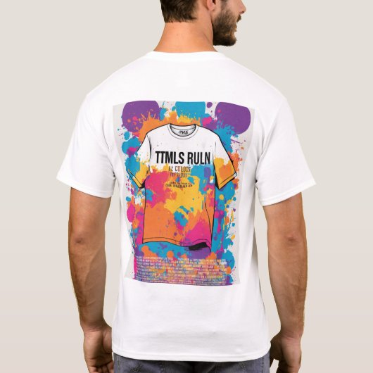 Bold Kilo Cursive T - Shirt Design (Rückseite)