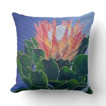 Bold King Protea | Hand-Painted Floral Art