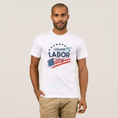 Bold Labor Day Typography T-Shirt Design (Vorne ganz)