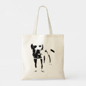 Bold Labrador Art - Alltagsstil Tragetasche (Rückseite)