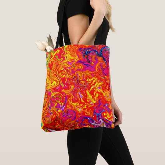 Bold Lava Colors Abstract Design Tasche (Von Nahem)