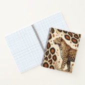 Bold Leopard Print Notebook Notizblock (Innenseite)