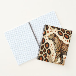 Bold Leopard Print Notebook Notizblock