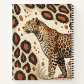 Bold Leopard Print Notebook Notizblock (Rückseite)