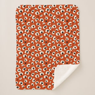 Bold Leopard Print Sherpadecke