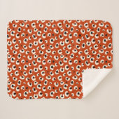 Bold Leopard Print Sherpadecke (Vorderseite (Horizontal))
